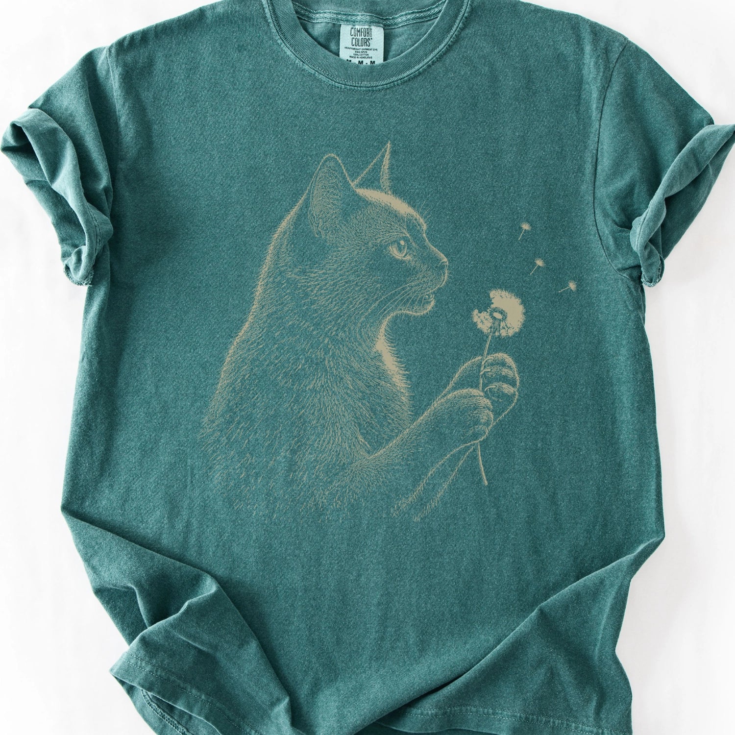 Cat Blowing Wishes T-Shirt