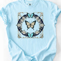 Vintage Floral Butterfly T-Shirt