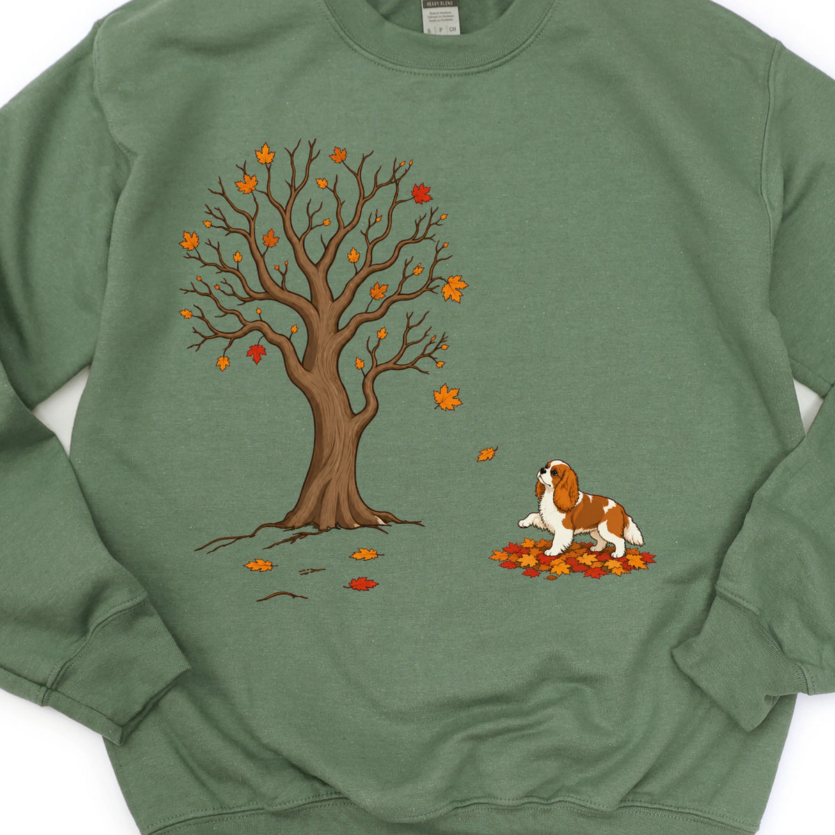 Cavalier Falling Leaves Sweatshirt
