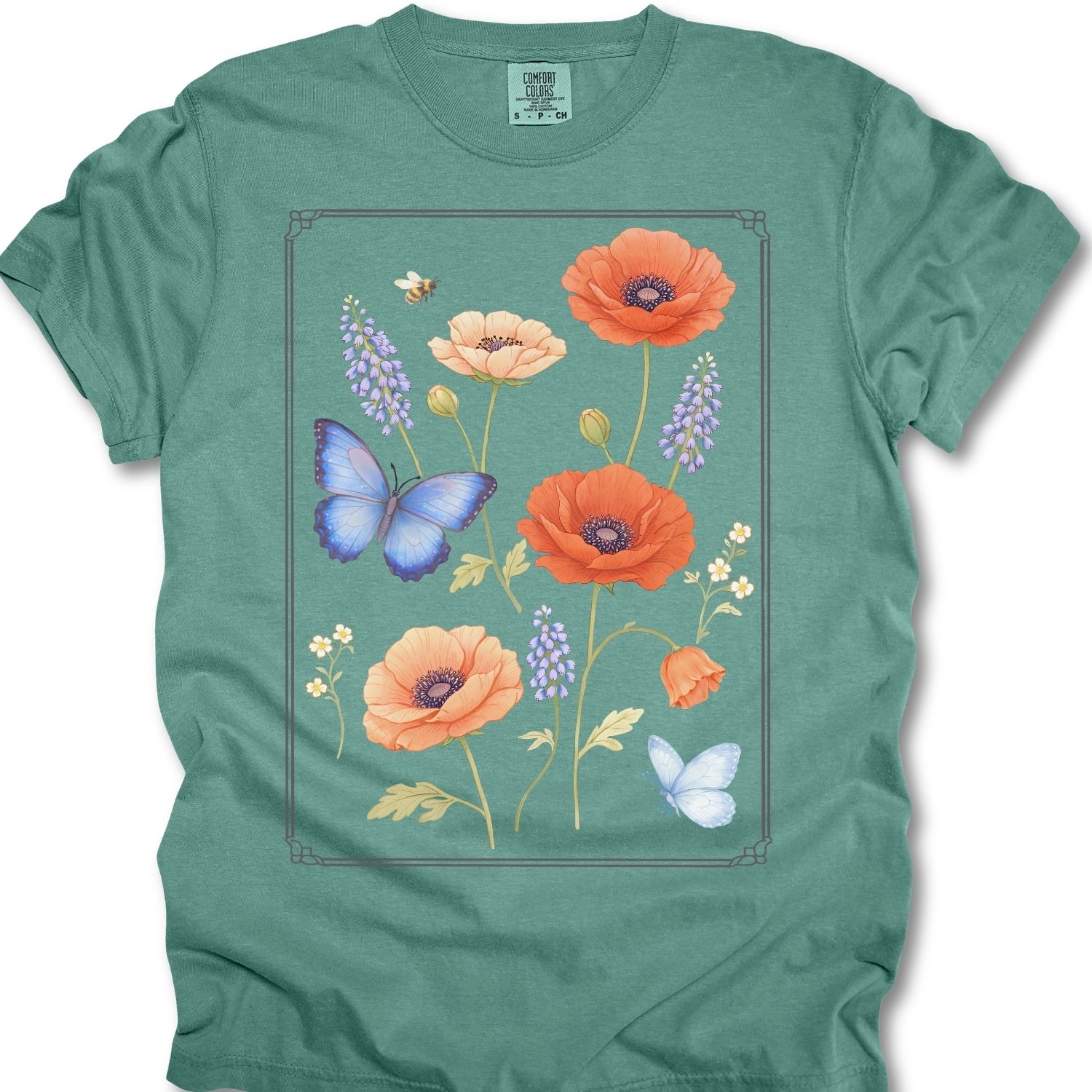 Floral Butterfly T-Shirt