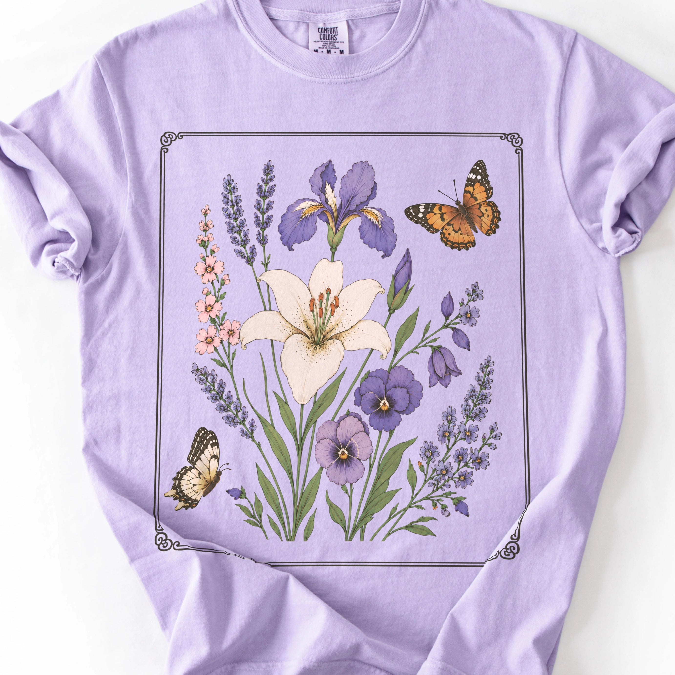 Lily and Iris Floral T-Shirt