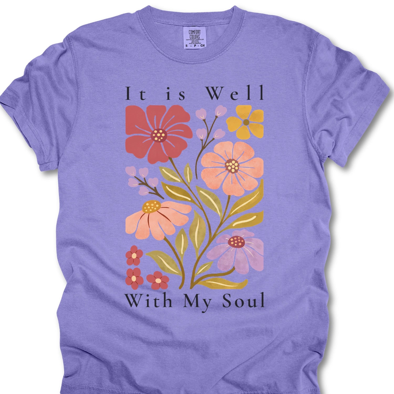 Inspirational Floral T-shirt