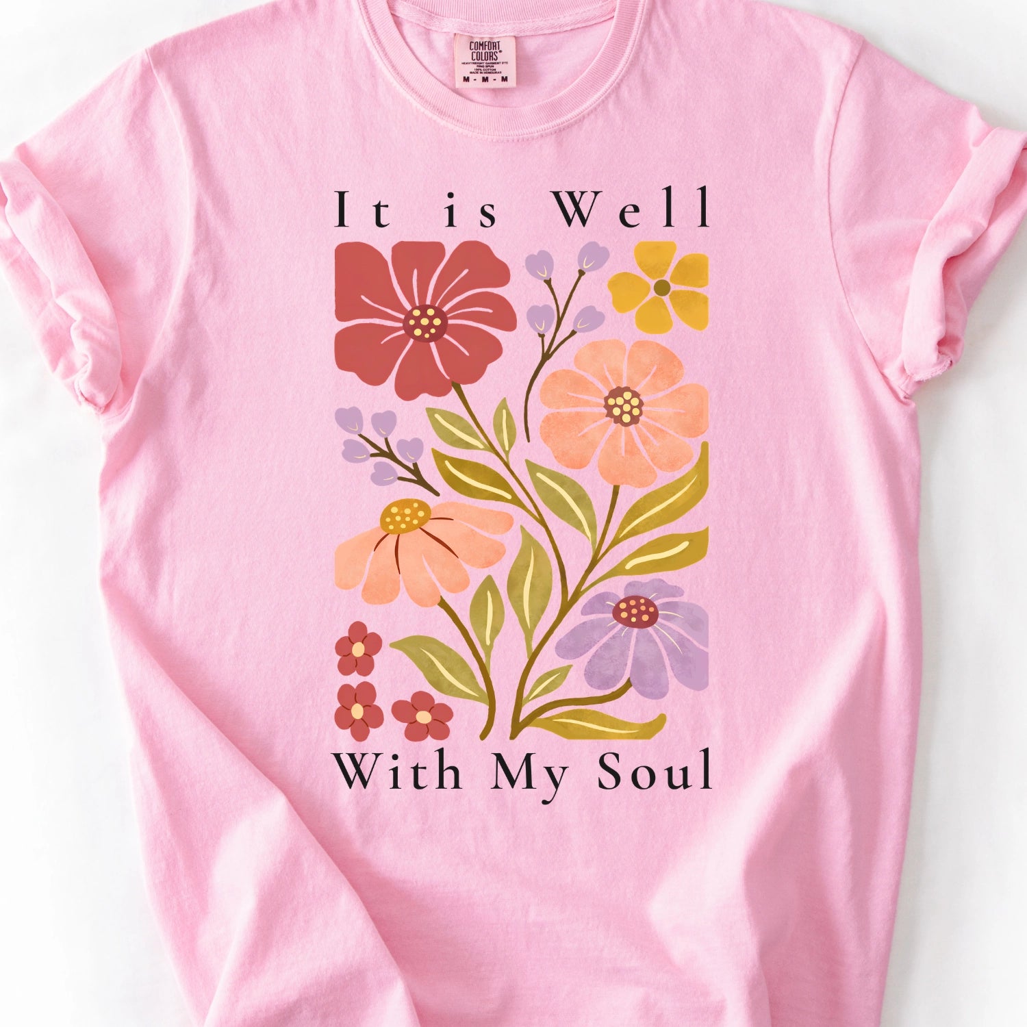 Inspirational Floral T-shirt