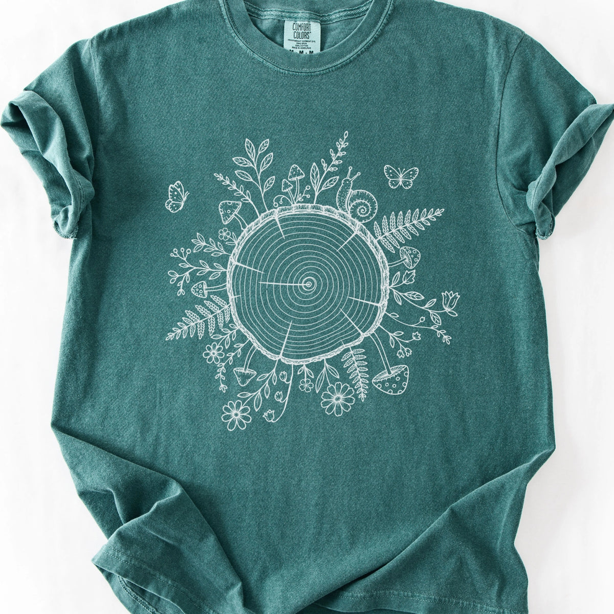Tree Slice with Snail T-Shirt
