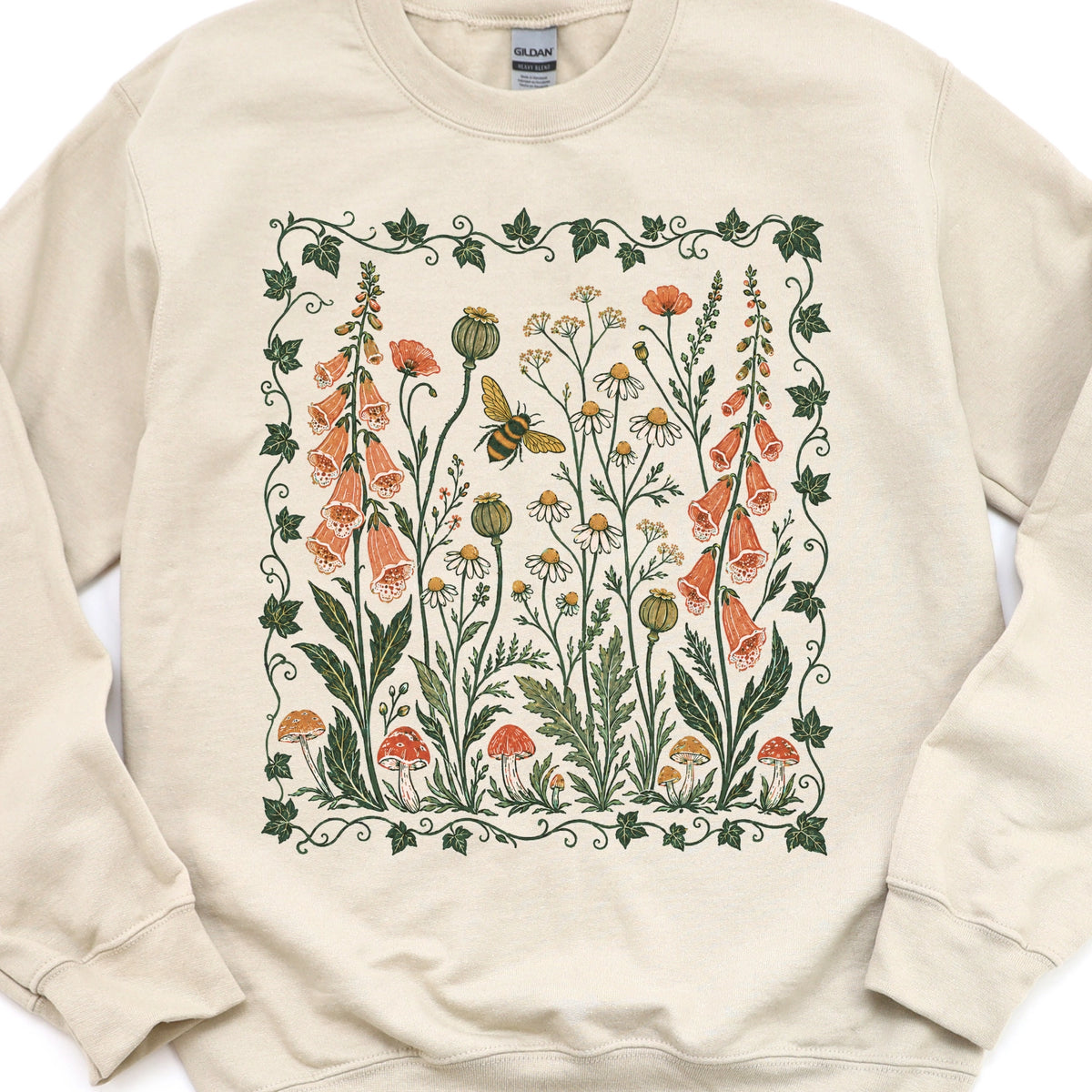 Botanic Block Print Sweatshirt