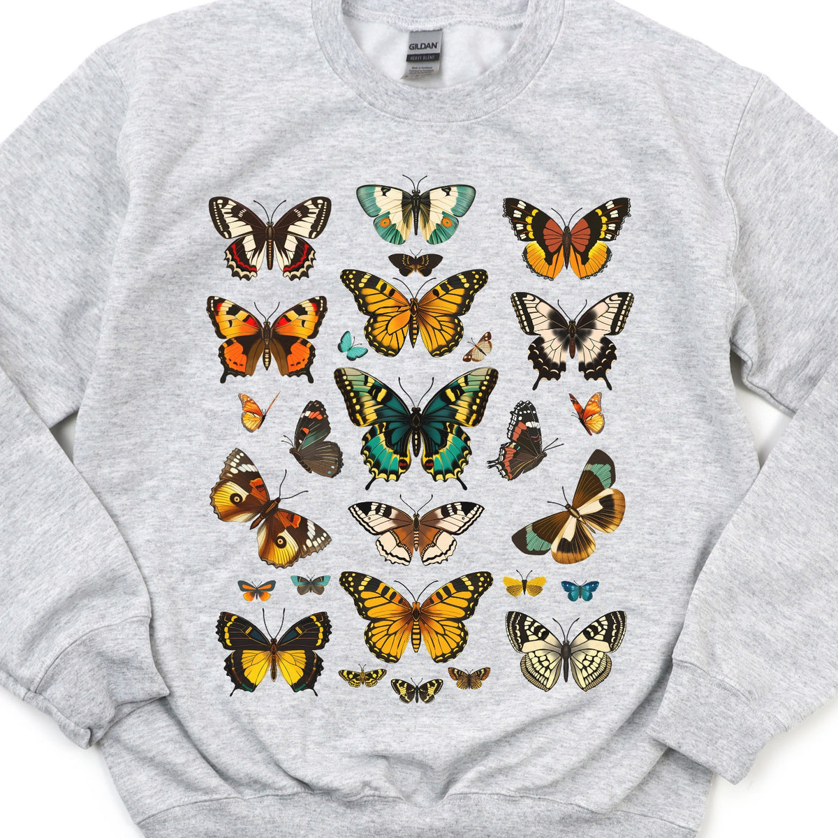 Botanic Butterfly Collage Sweatshirt
