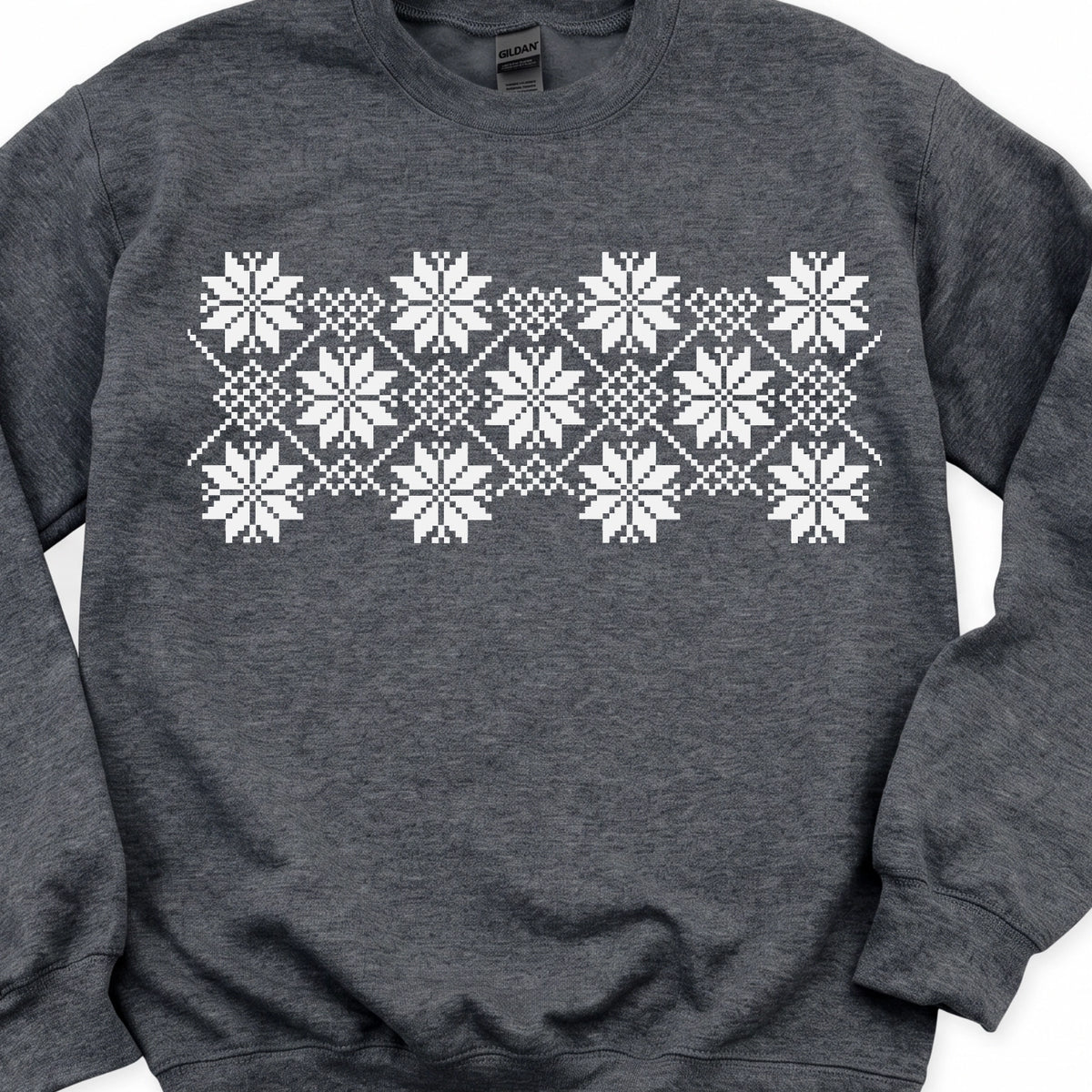 Snowflake Pattern Sweatshirt