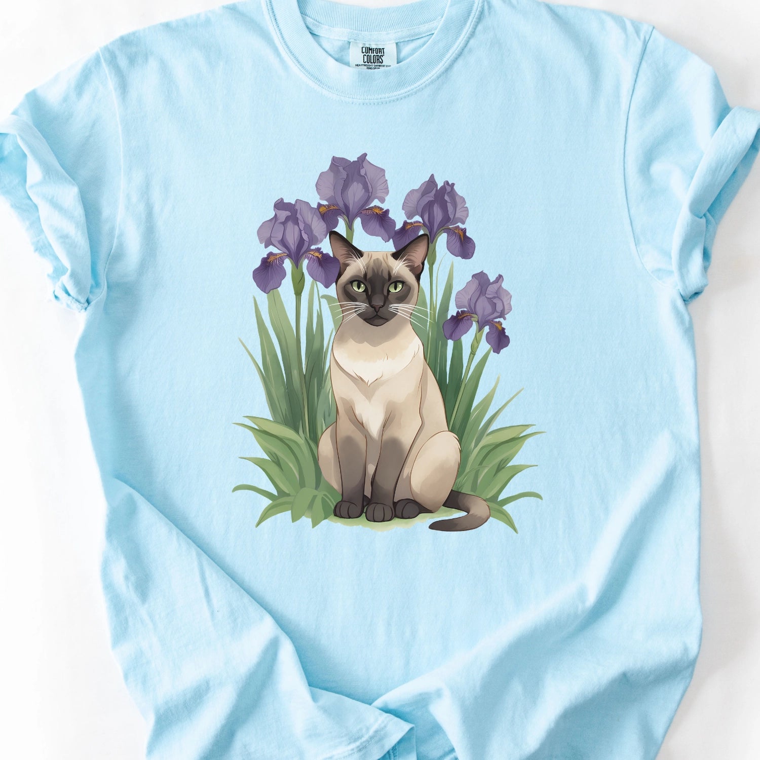 Floral Cat T-Shirt