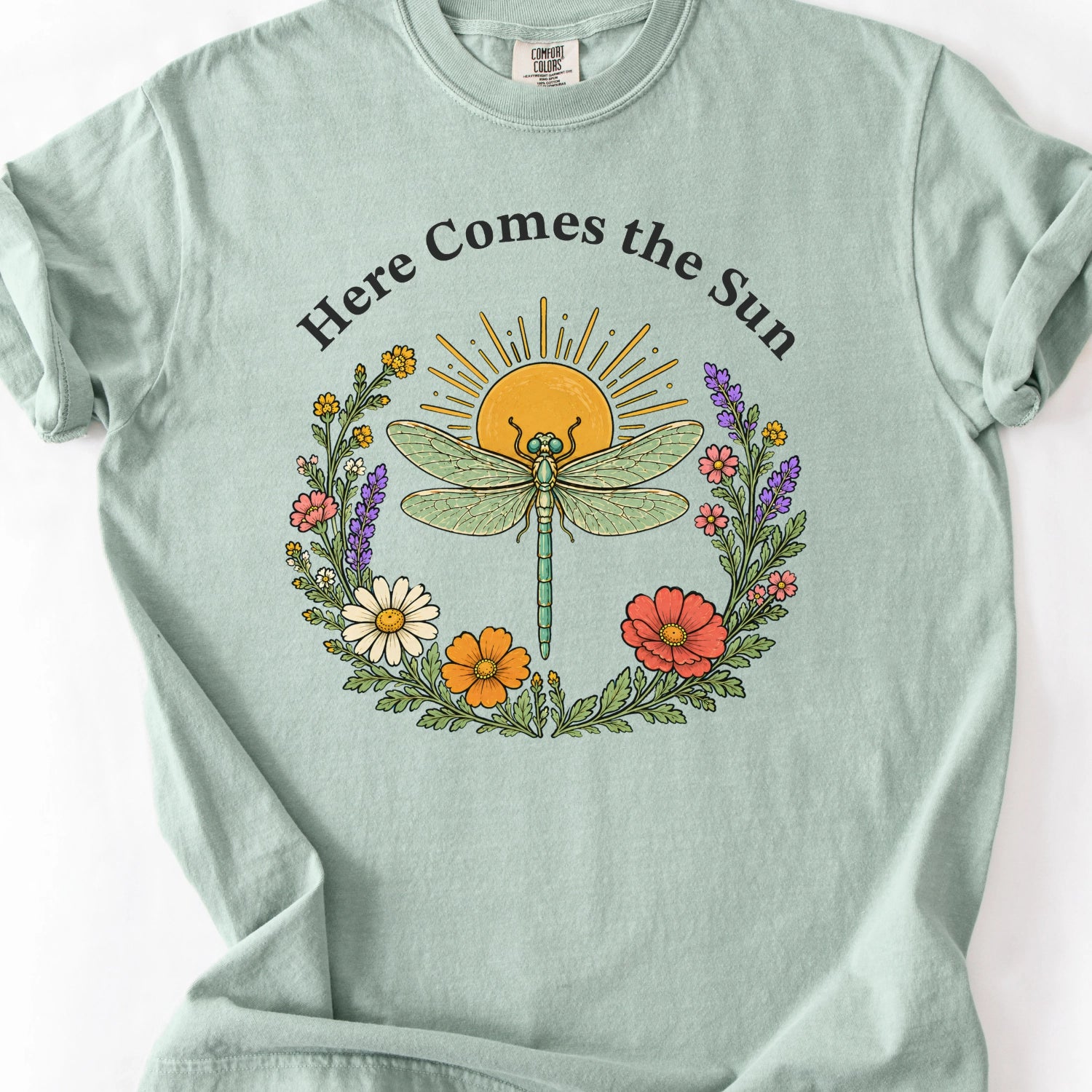 Here Comes The Sun Dragonfly T-Shirt