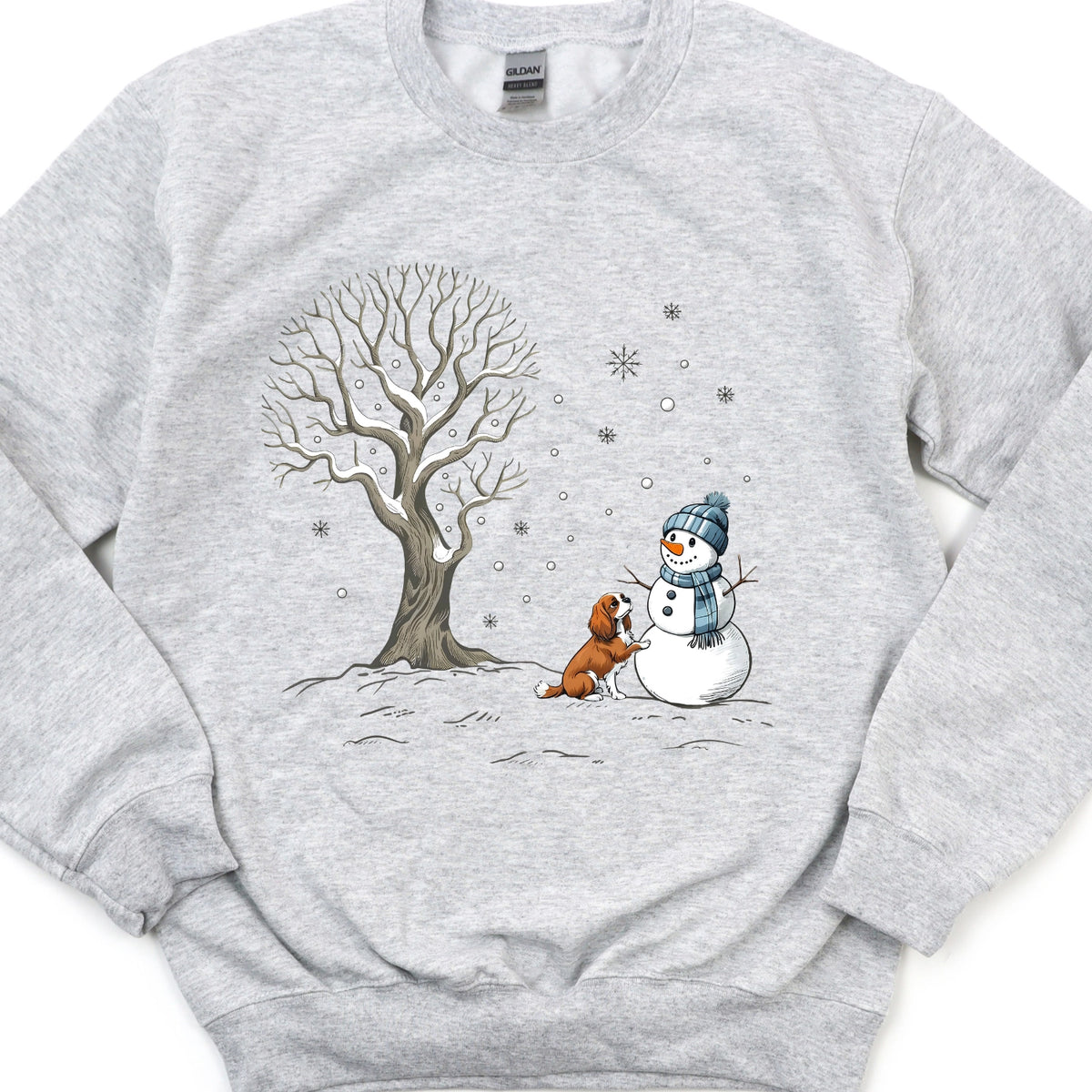 Dog & Snowman Sweatshirt