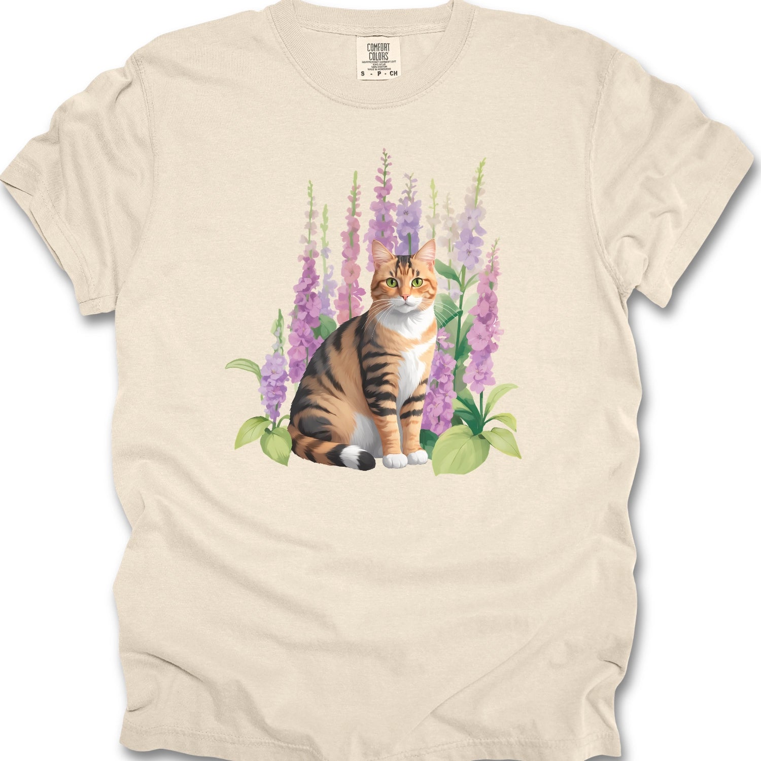 Floral Cat T-Shirt