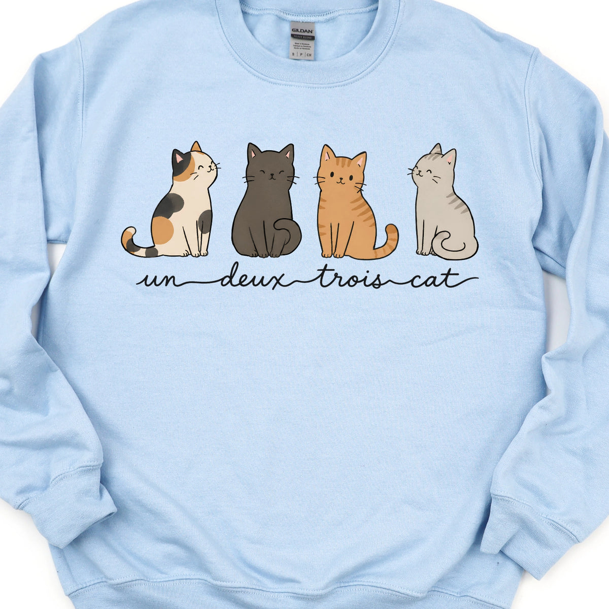 Un Deux Trois Cat Sweatshirt