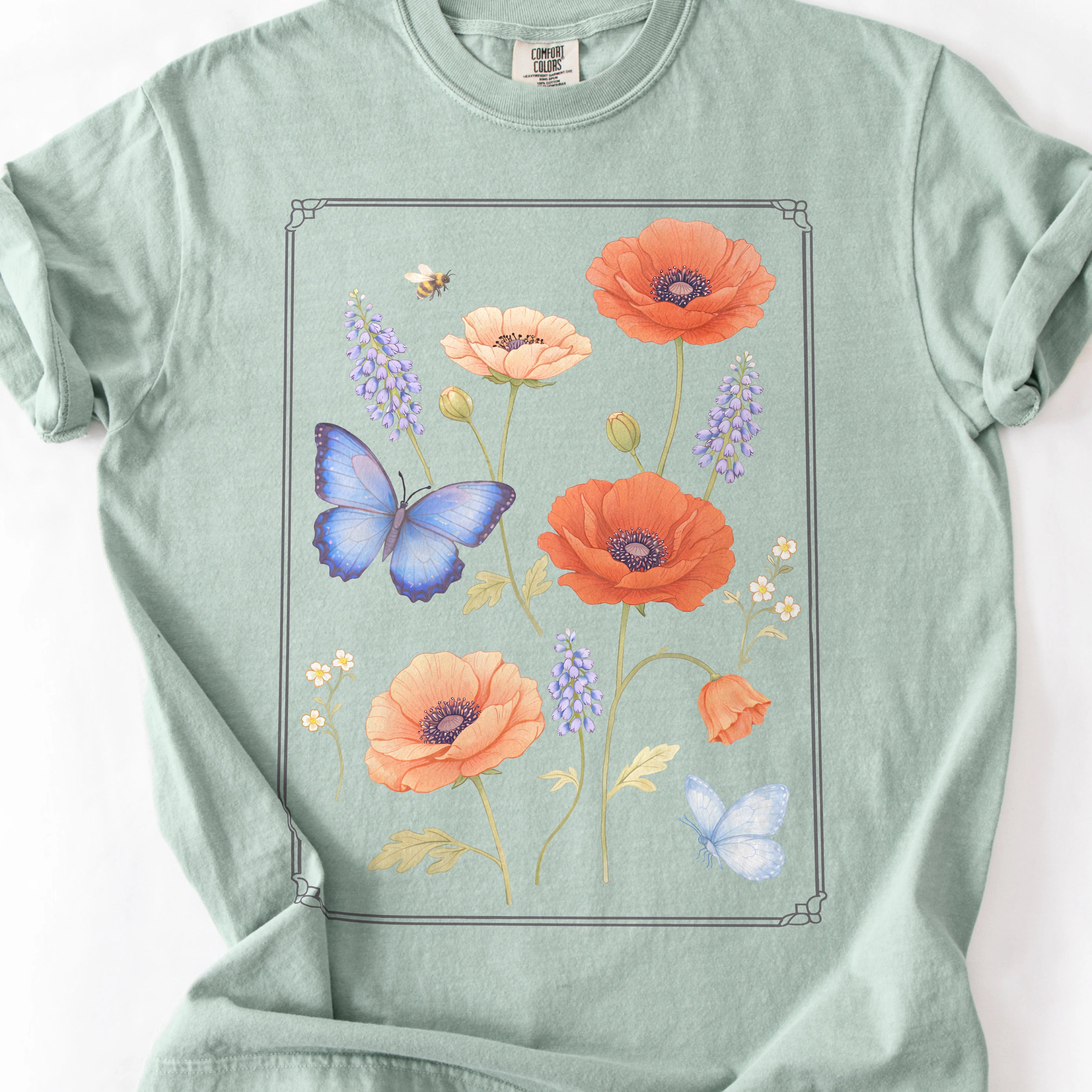 Floral Butterfly T-Shirt