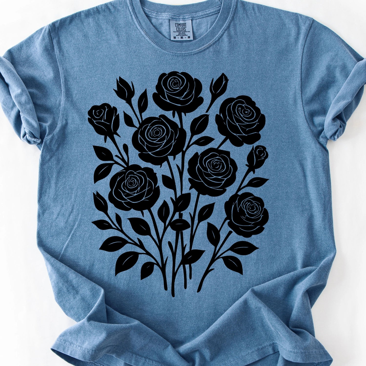Stencil Rose T-Shirt