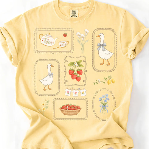 Cottagecore Geese T-Shirt