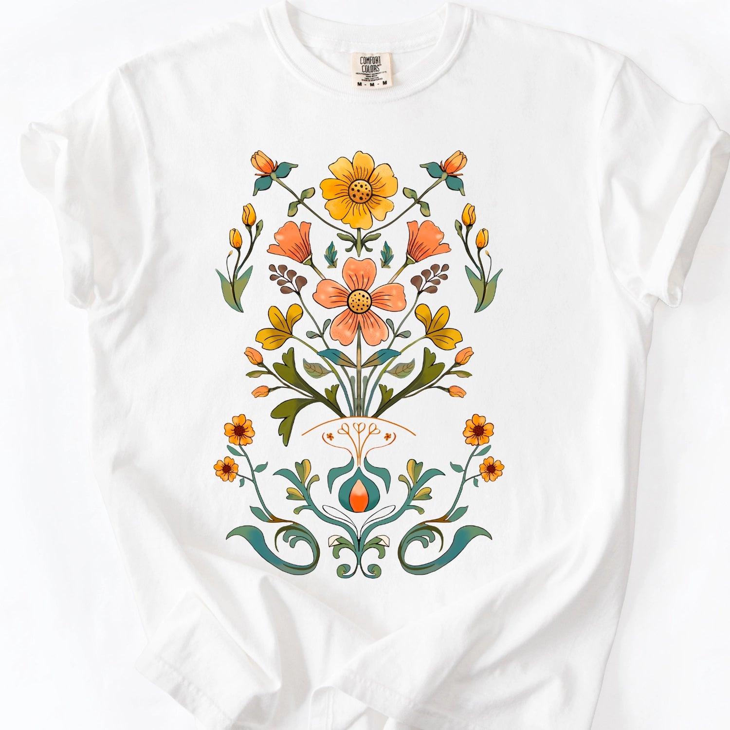 Floral Folk Art T-Shirt