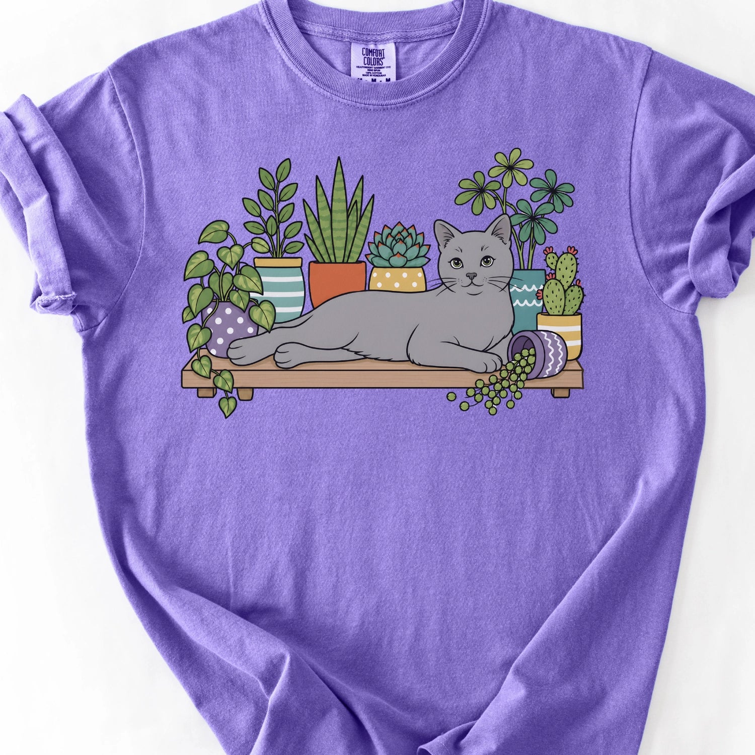 Grey Cat T-Shirt