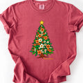 Floral Christmas Tree T-Shirt