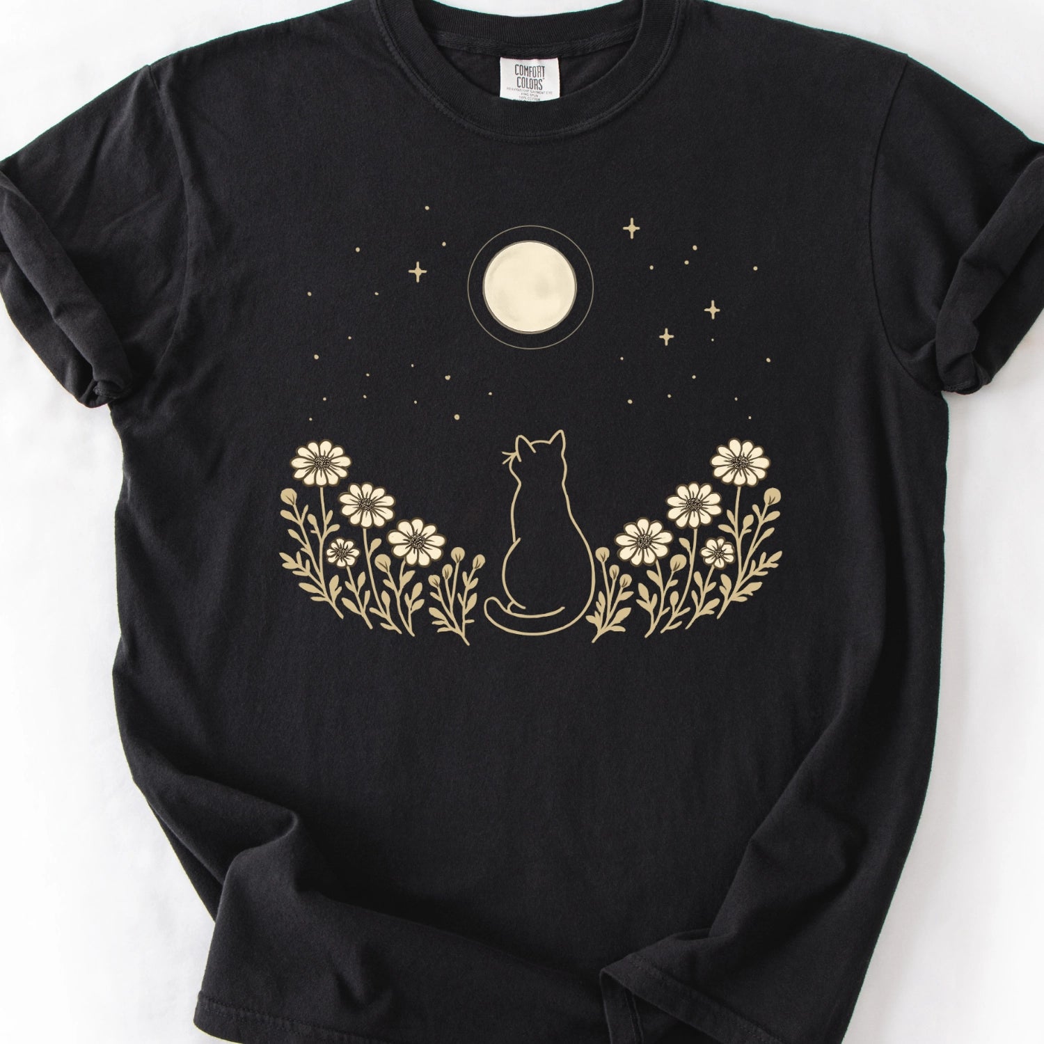 Mooonlit Cat T-shirt