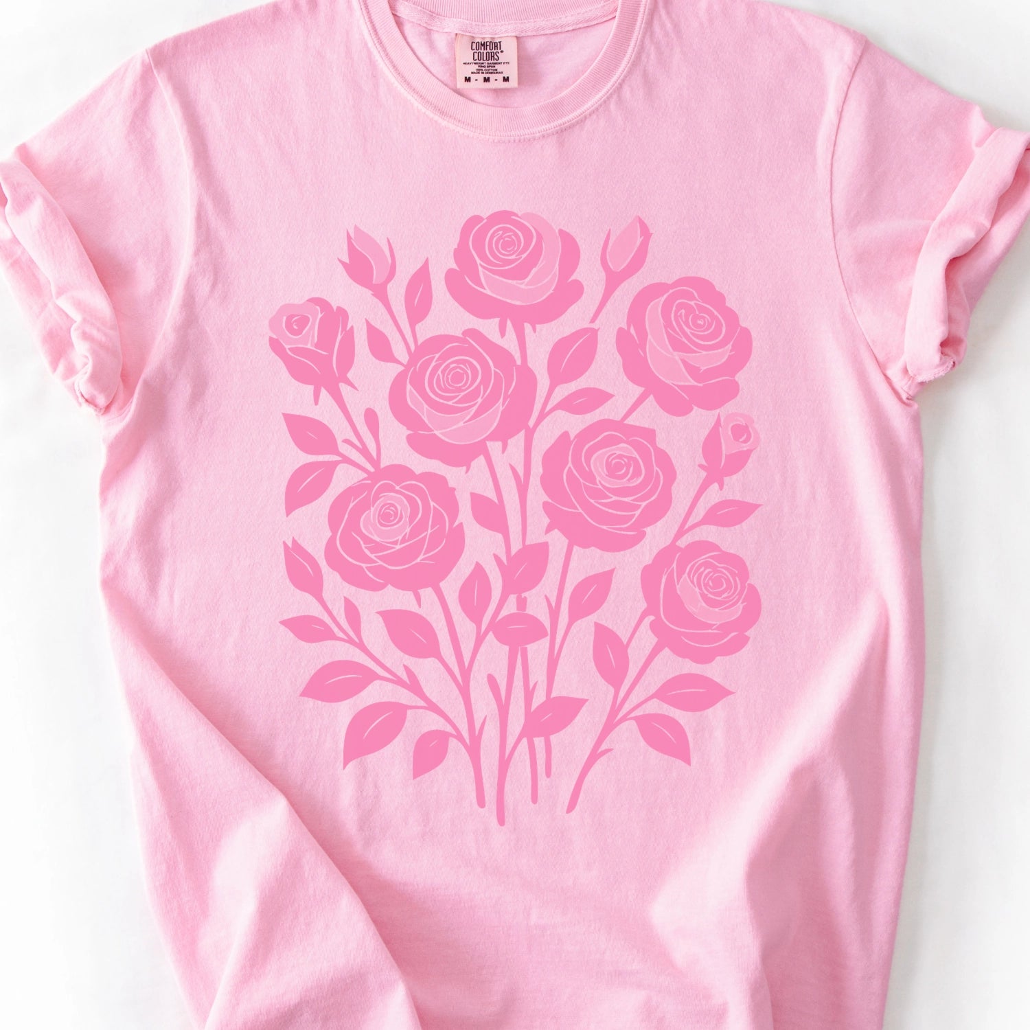 Rose Stencil T-Shirt
