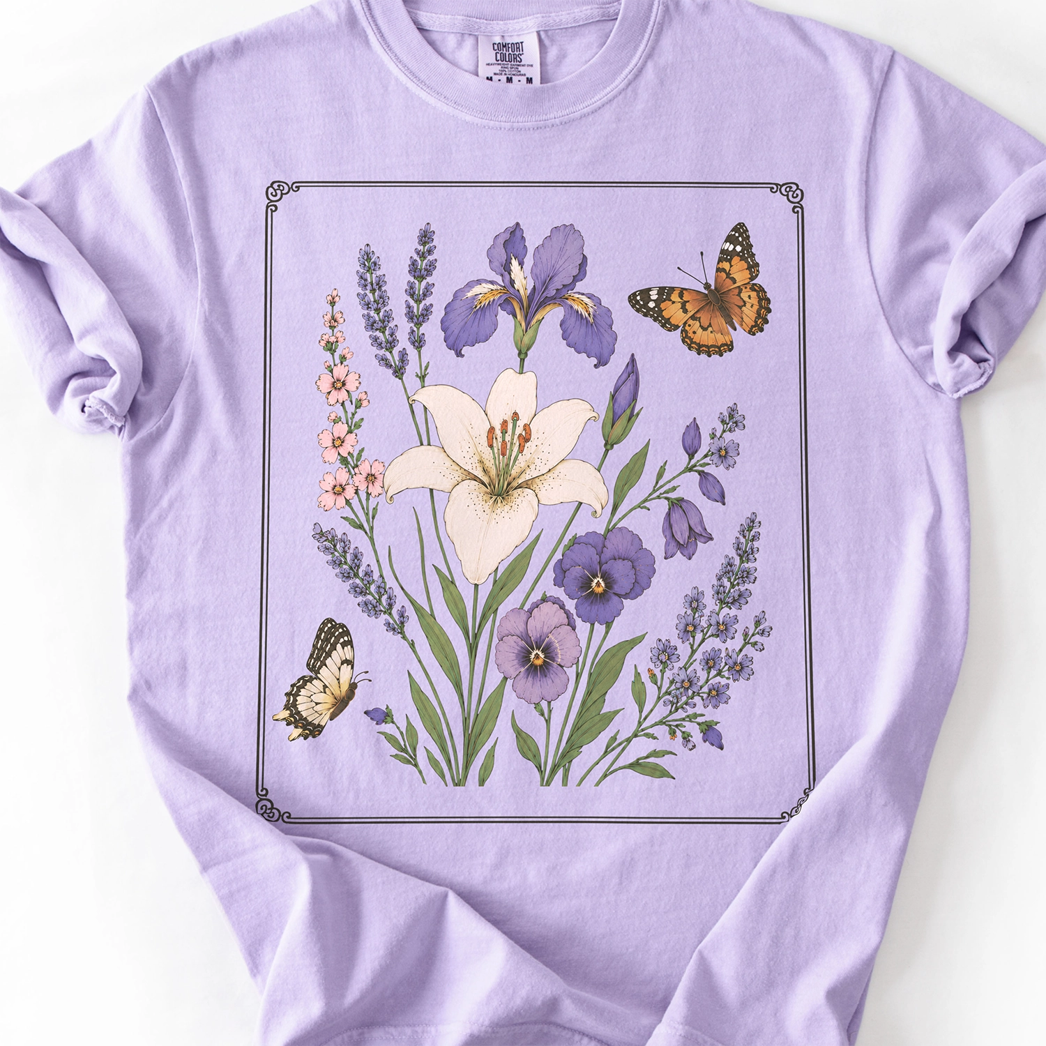 Lily and Iris Floral T-Shirt