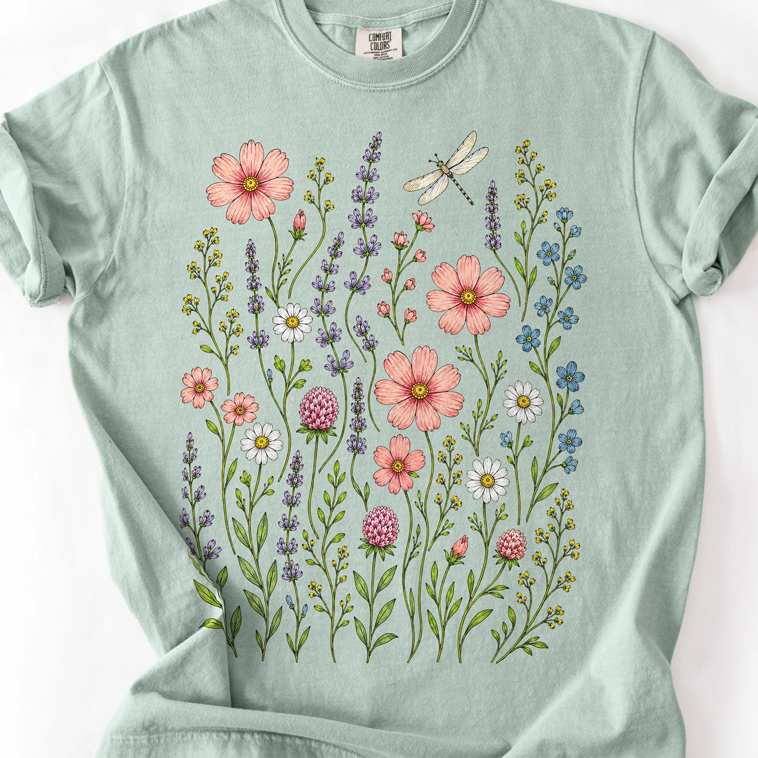 Garden Flowers Collage T-Shirt