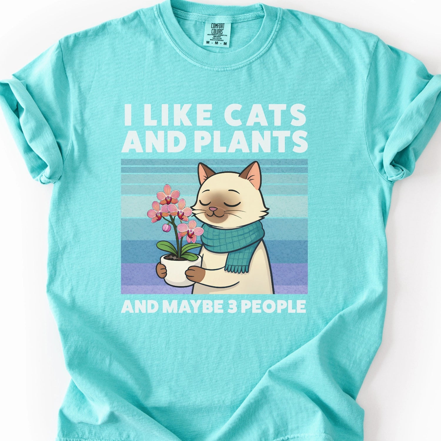 I Like Cats And Plants T-shirt