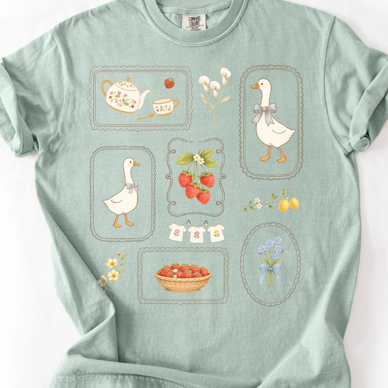 Cottagecore Geese T-Shirt