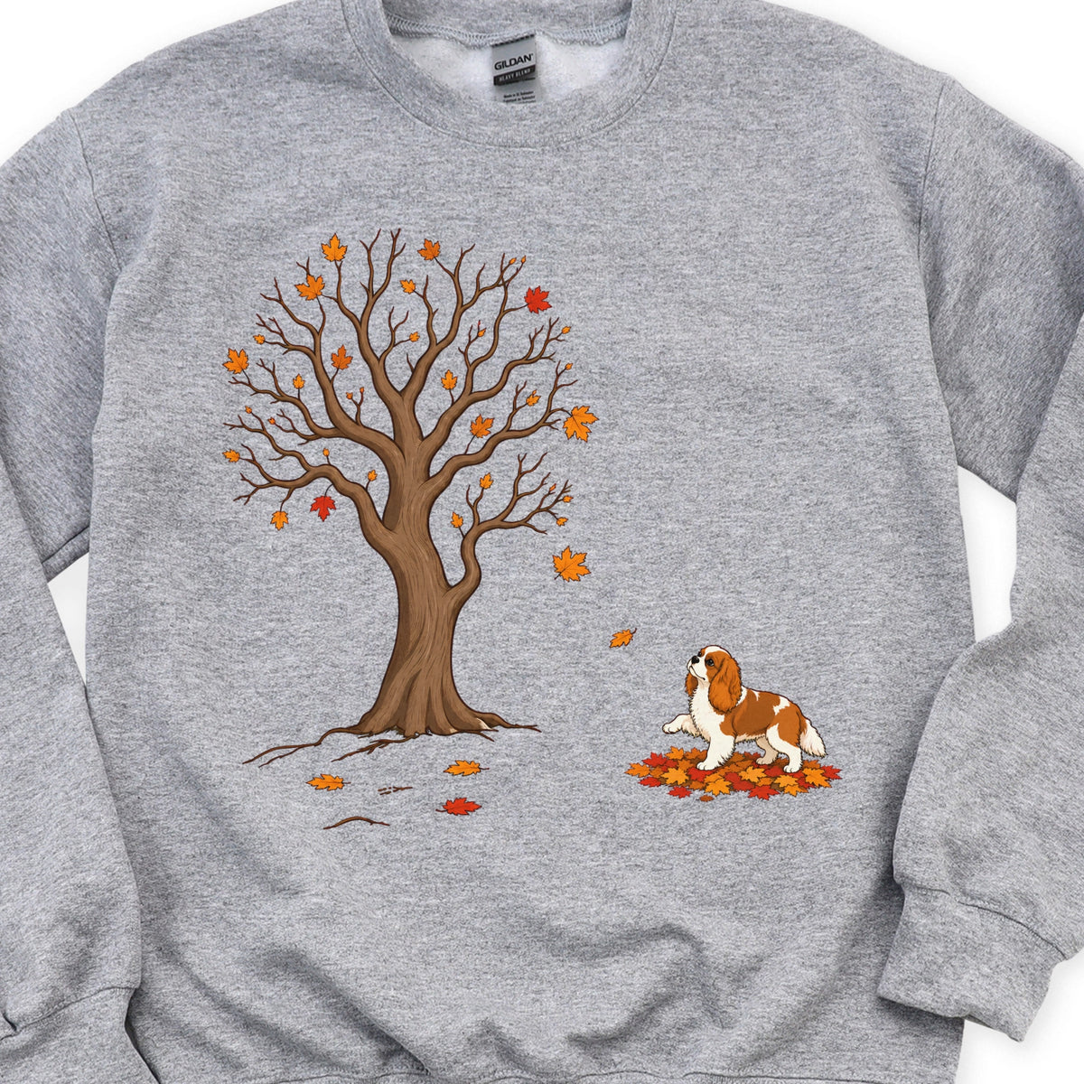 Cavalier Falling Leaves Sweatshirt