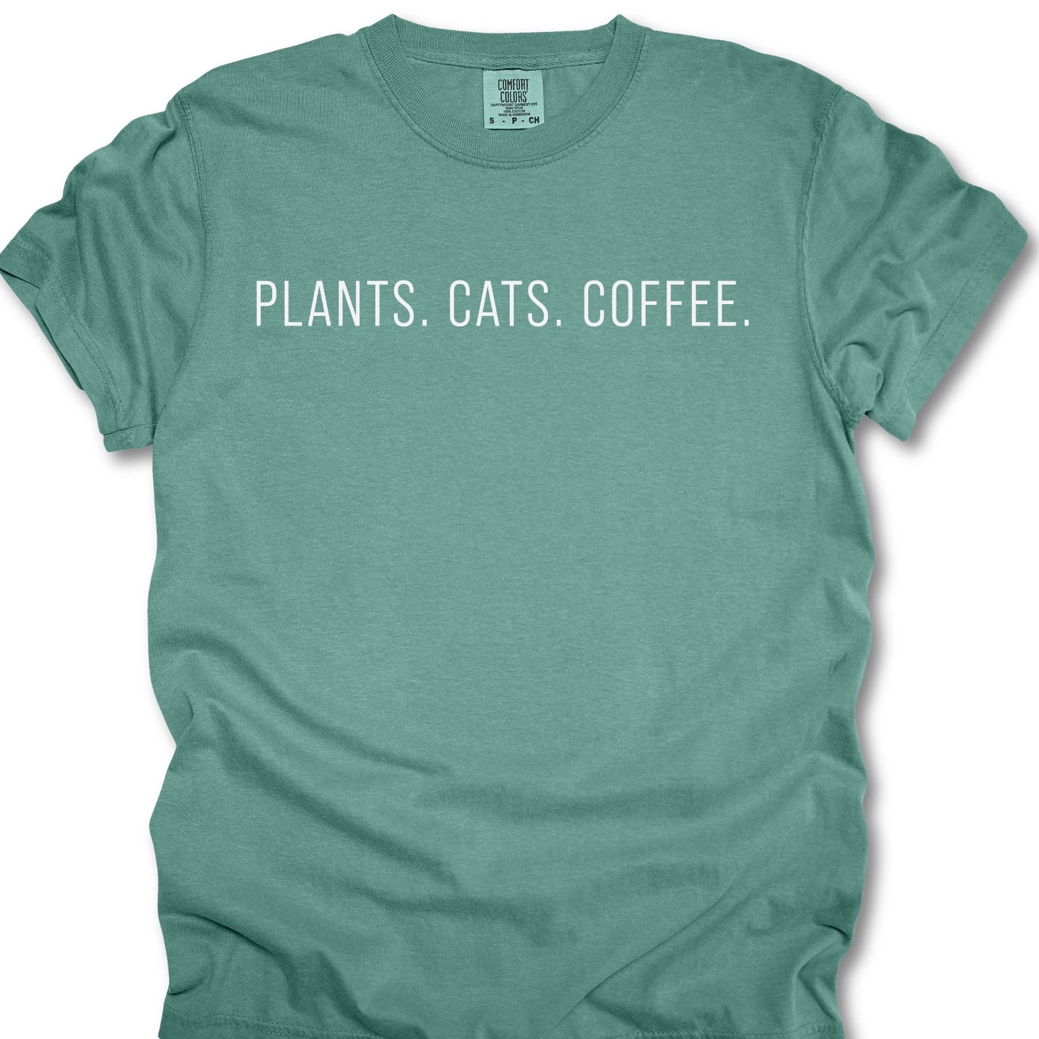 Plants Cats Coffee T-Shirt