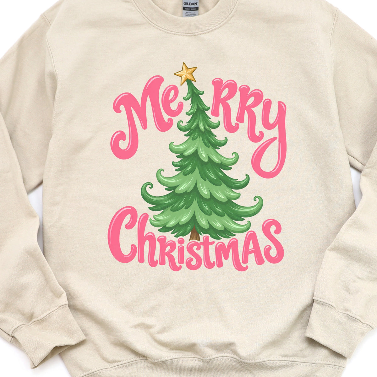 Merry Christmas Tree Sweatshirt