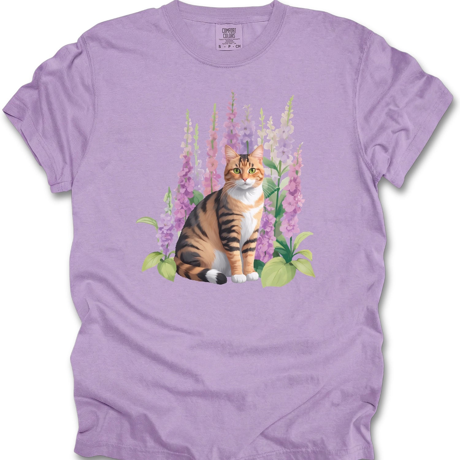 Floral Cat T-Shirt