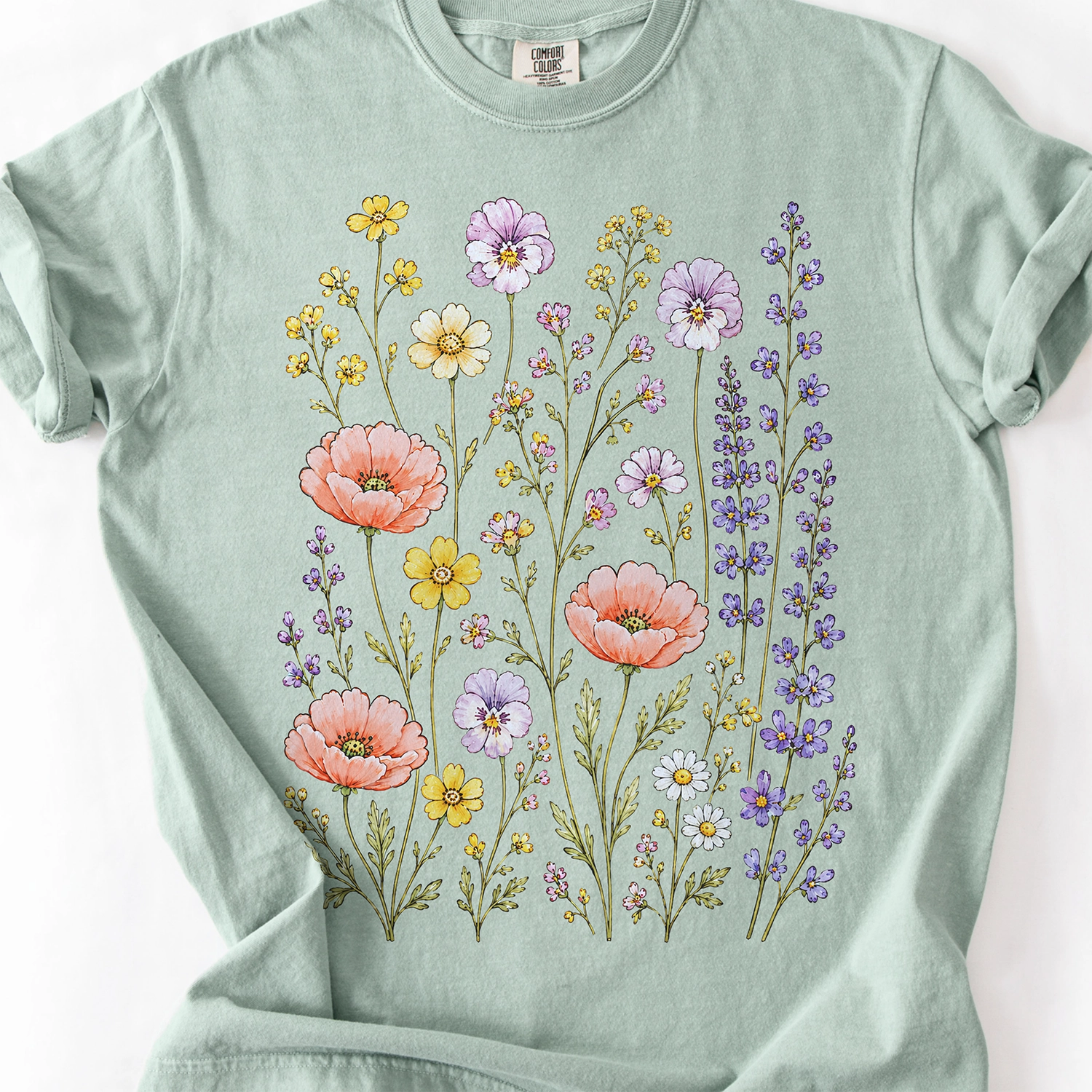 Wildflower Collage T-Shirt