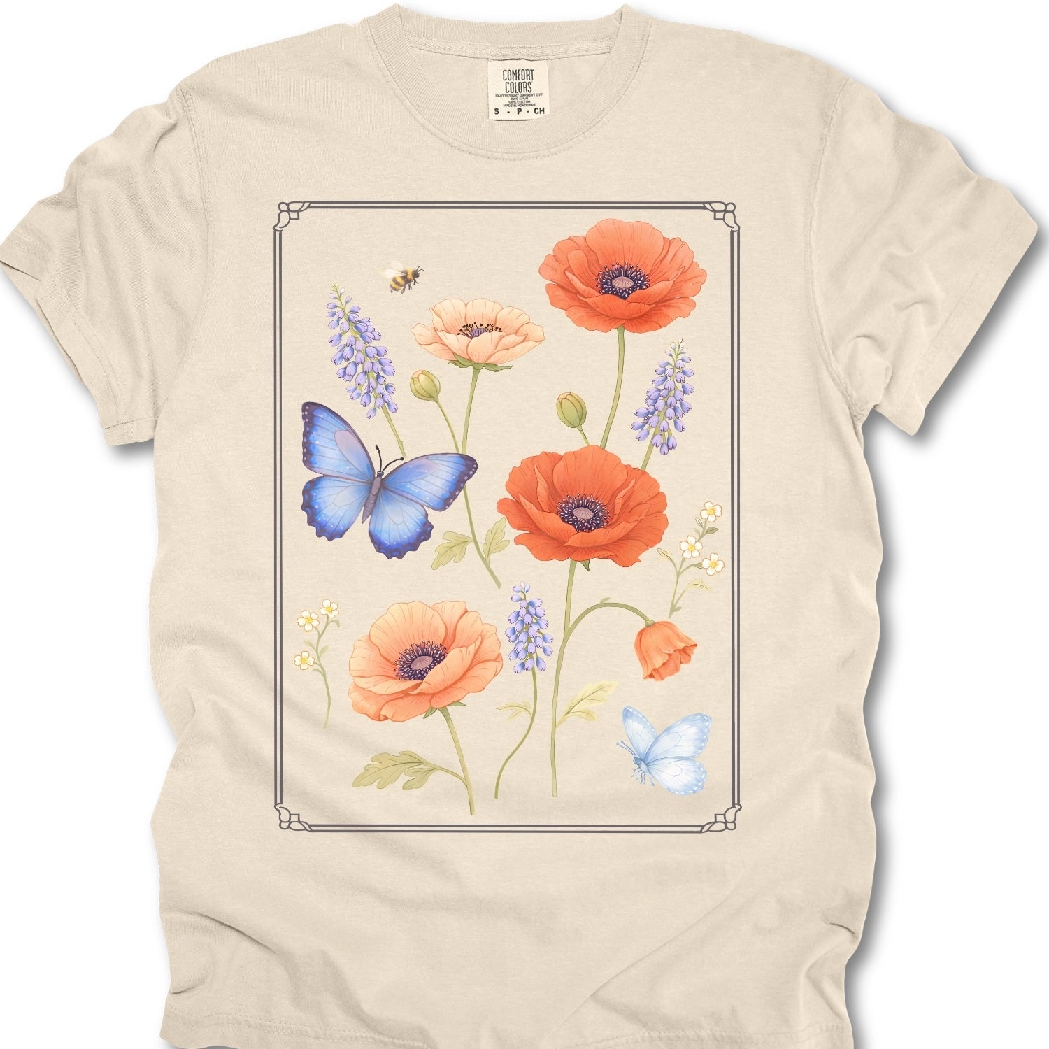 Floral Butterfly T-Shirt