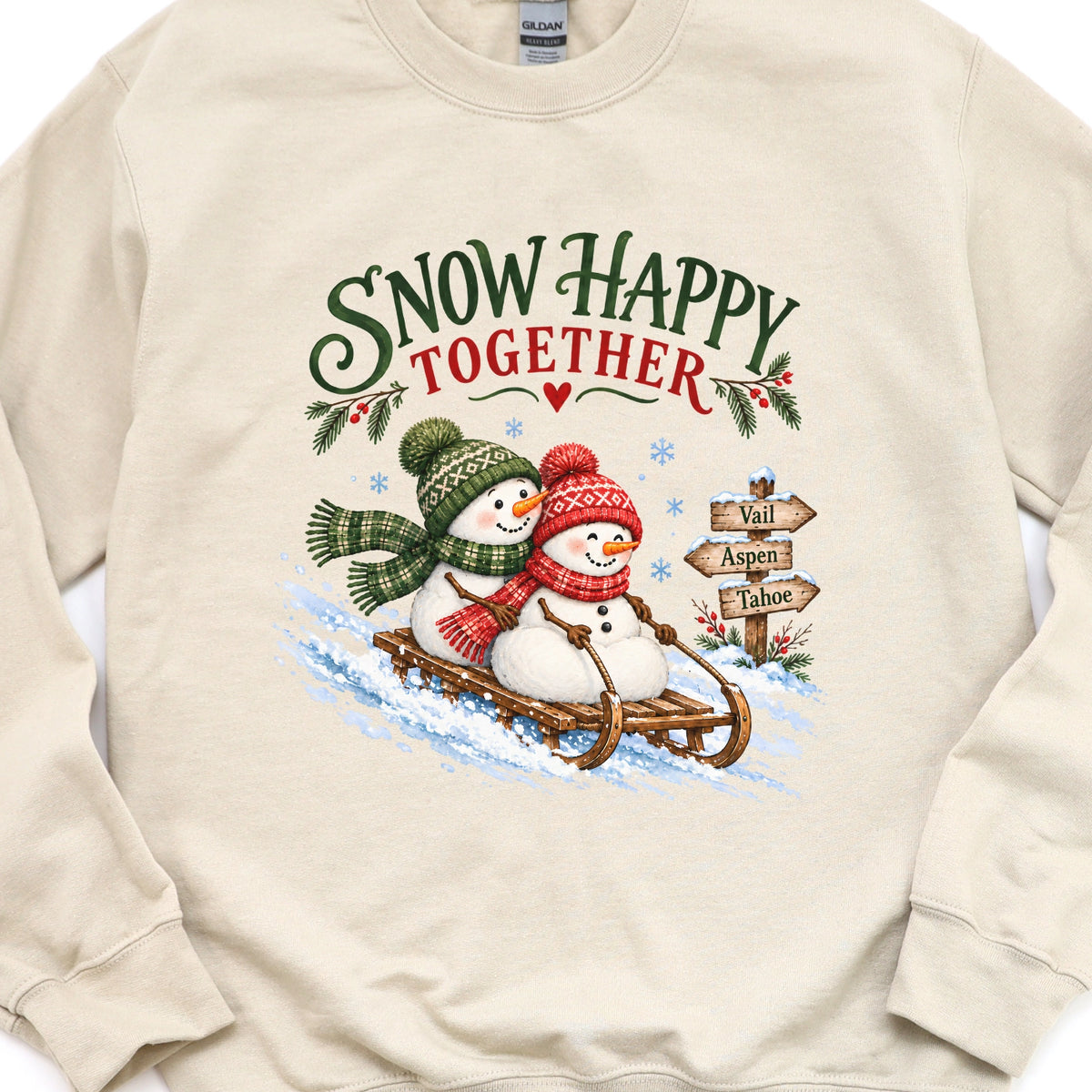 Snow Happy Together Sweatshirt