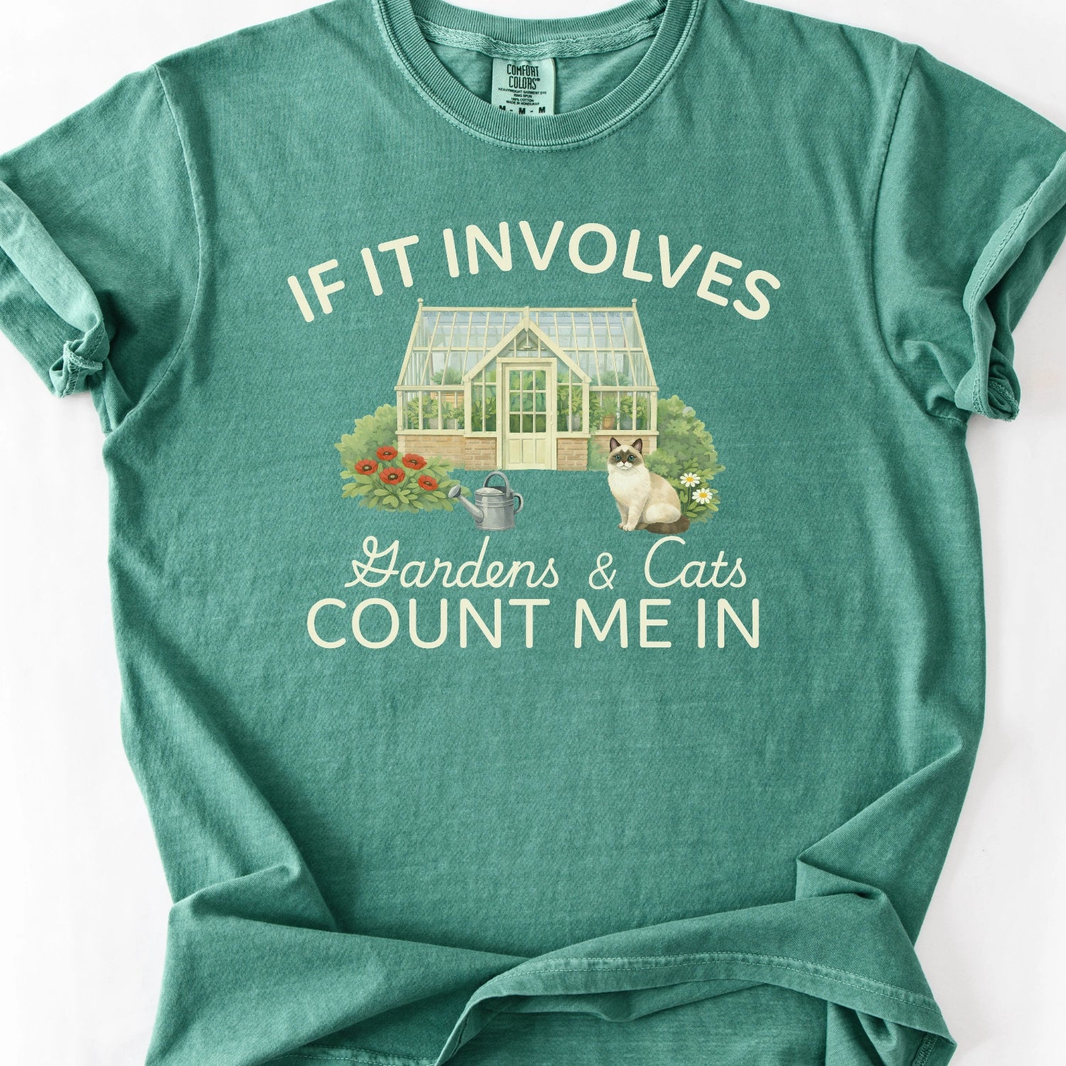 Gardens & Cats T-shirt