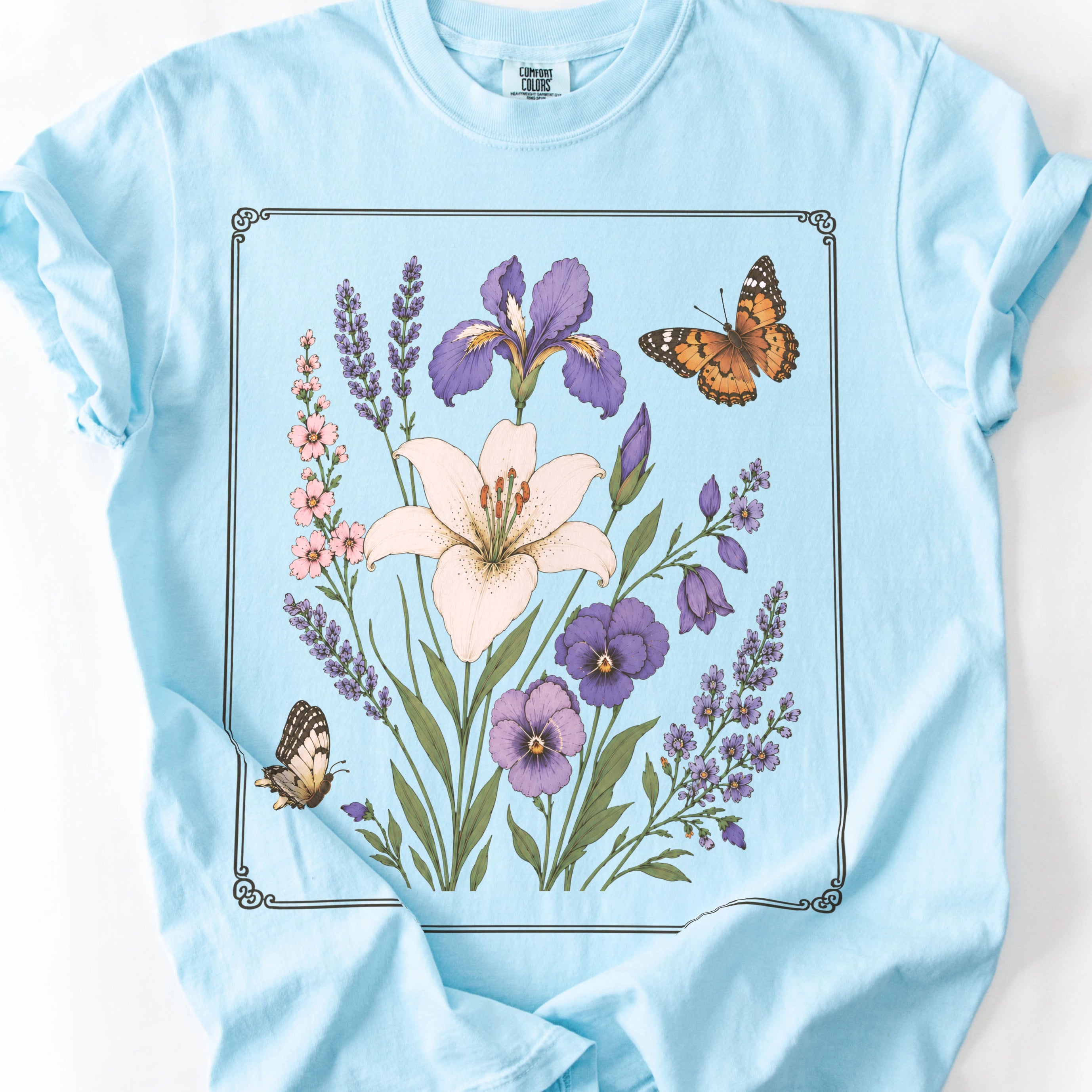 Lily and Iris Floral T-Shirt