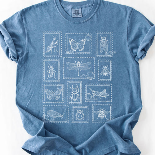 Bug Stamp Collage T-Shirt