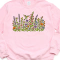 Hummingbirds & Flowers Sweatshirt