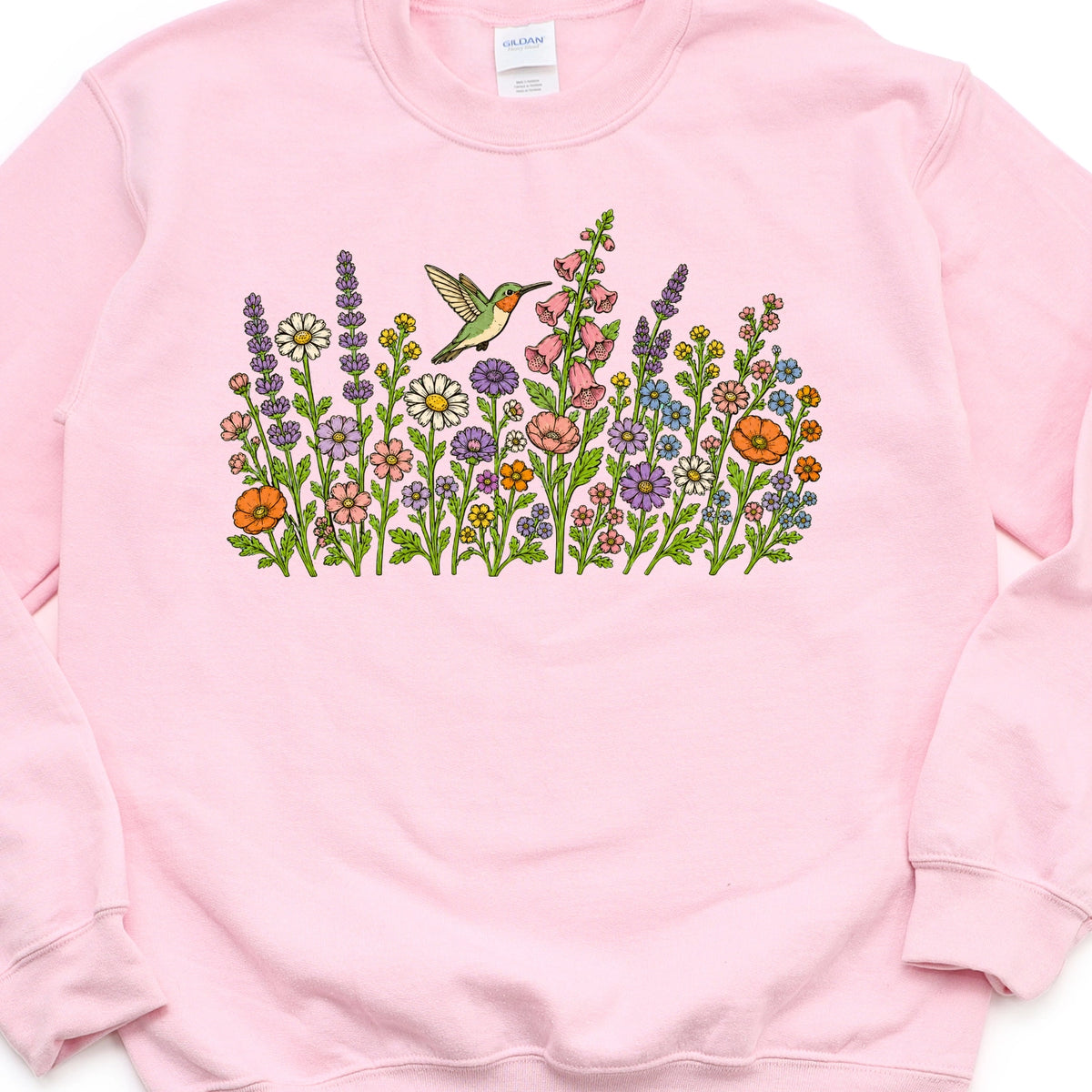 Hummingbirds & Flowers Sweatshirt