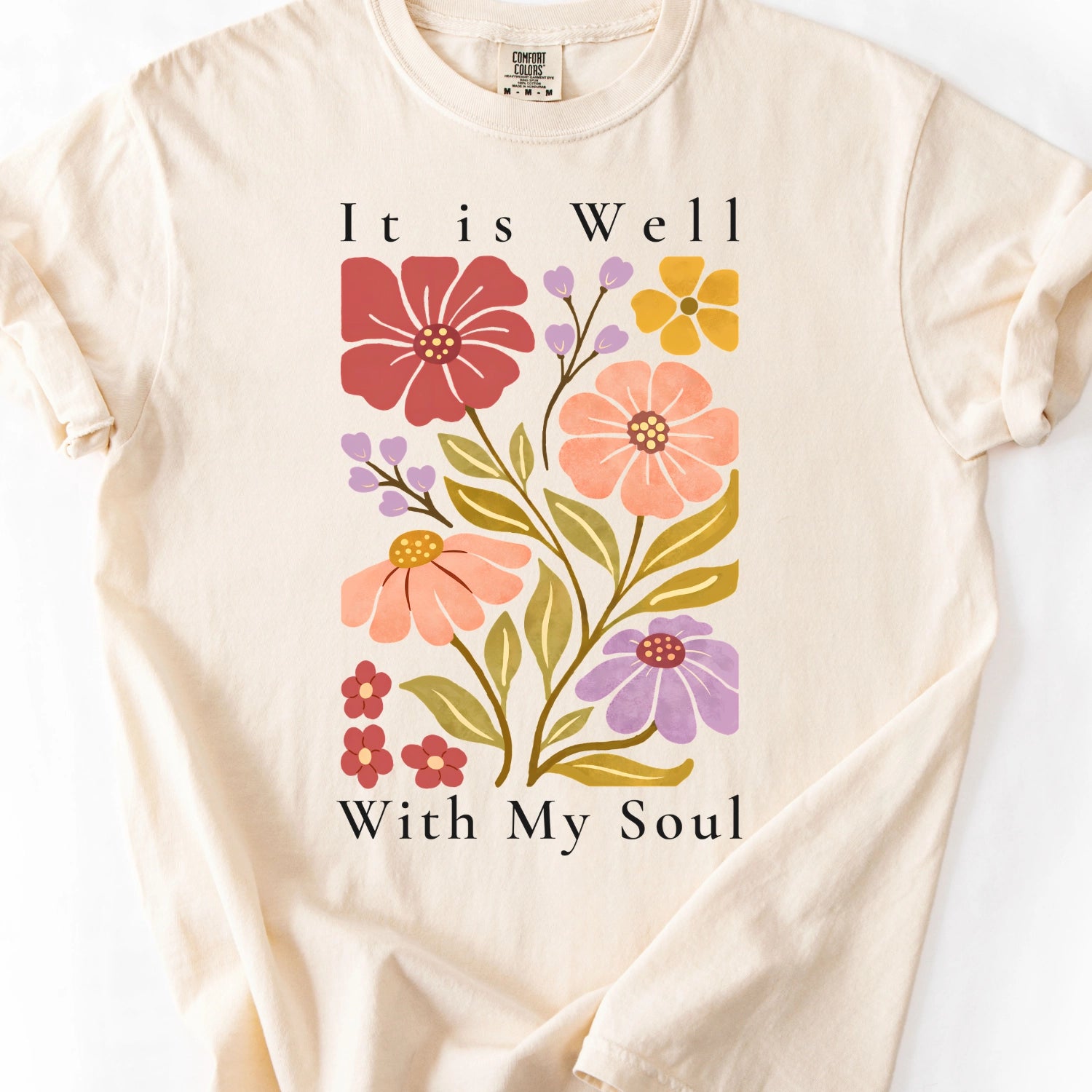 Inspirational Floral T-shirt