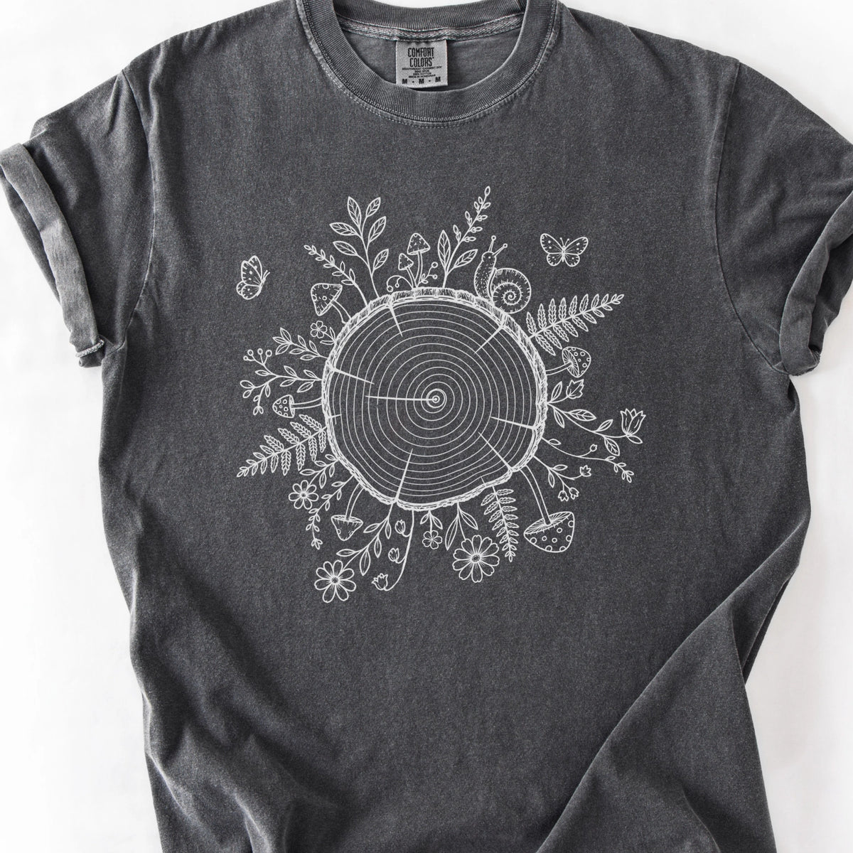 Tree Slice with Snail T-Shirt