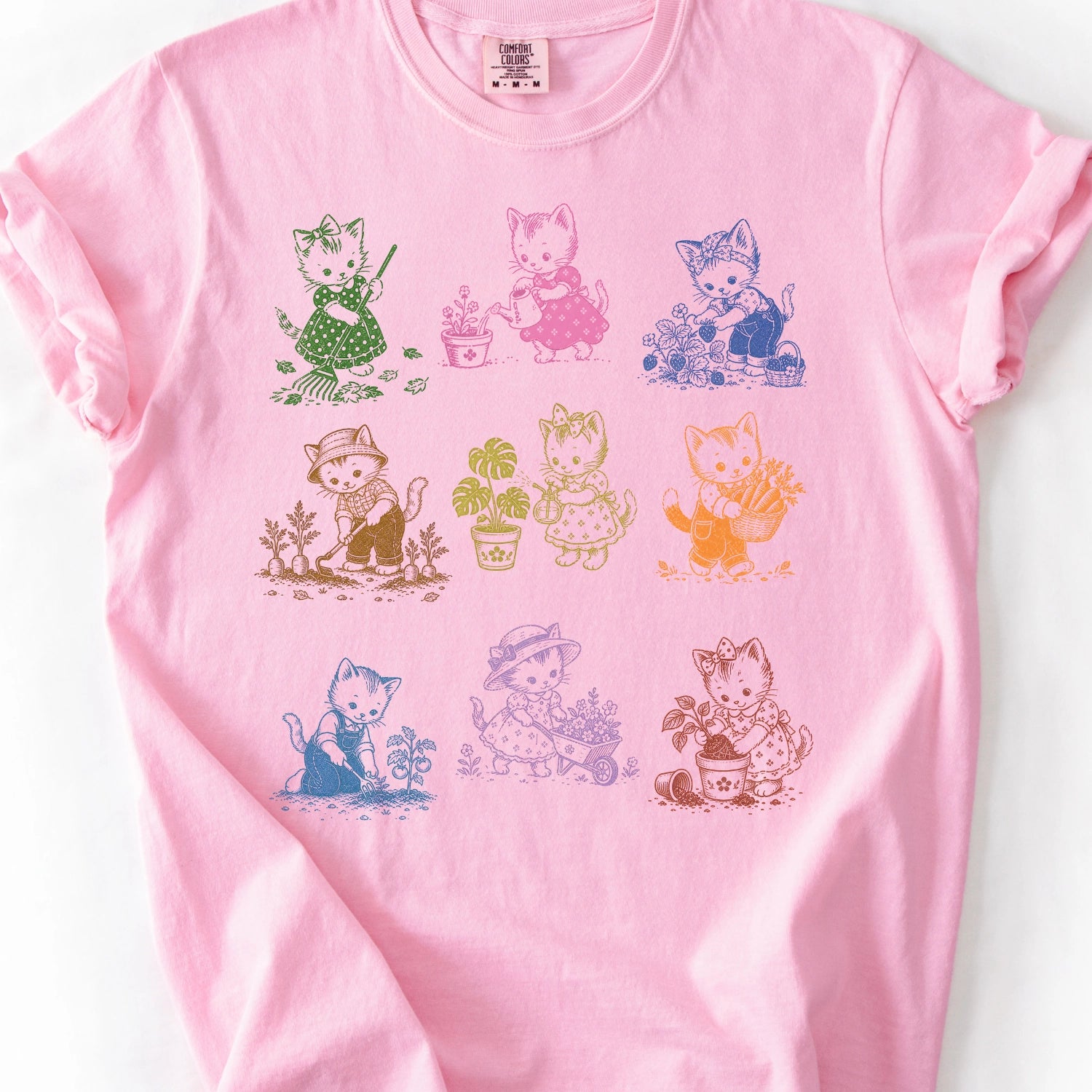 Gardening Cats  T-Shirt