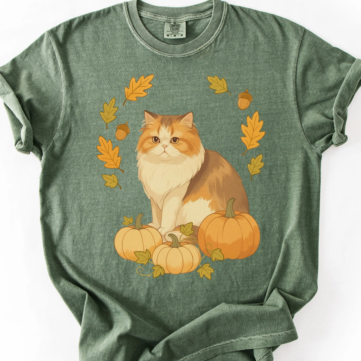 Calico in the Pumpkin Patch T-Shirt