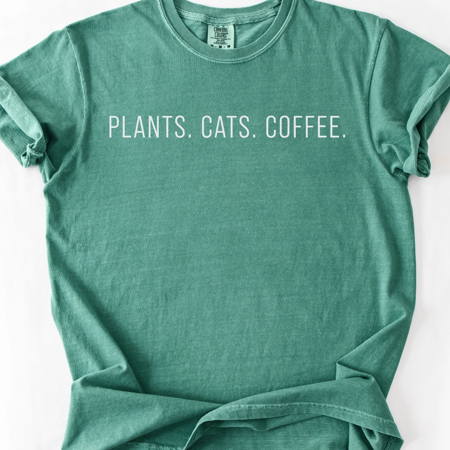 Plants Cats Coffee T-Shirt