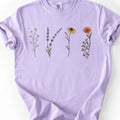 Wildflower Illustration T-shirt