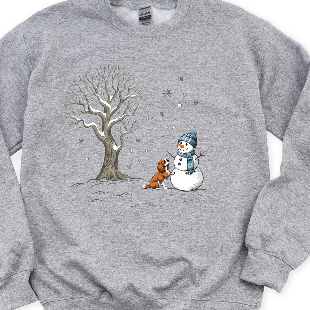 Dog & Snowman Sweatshirt