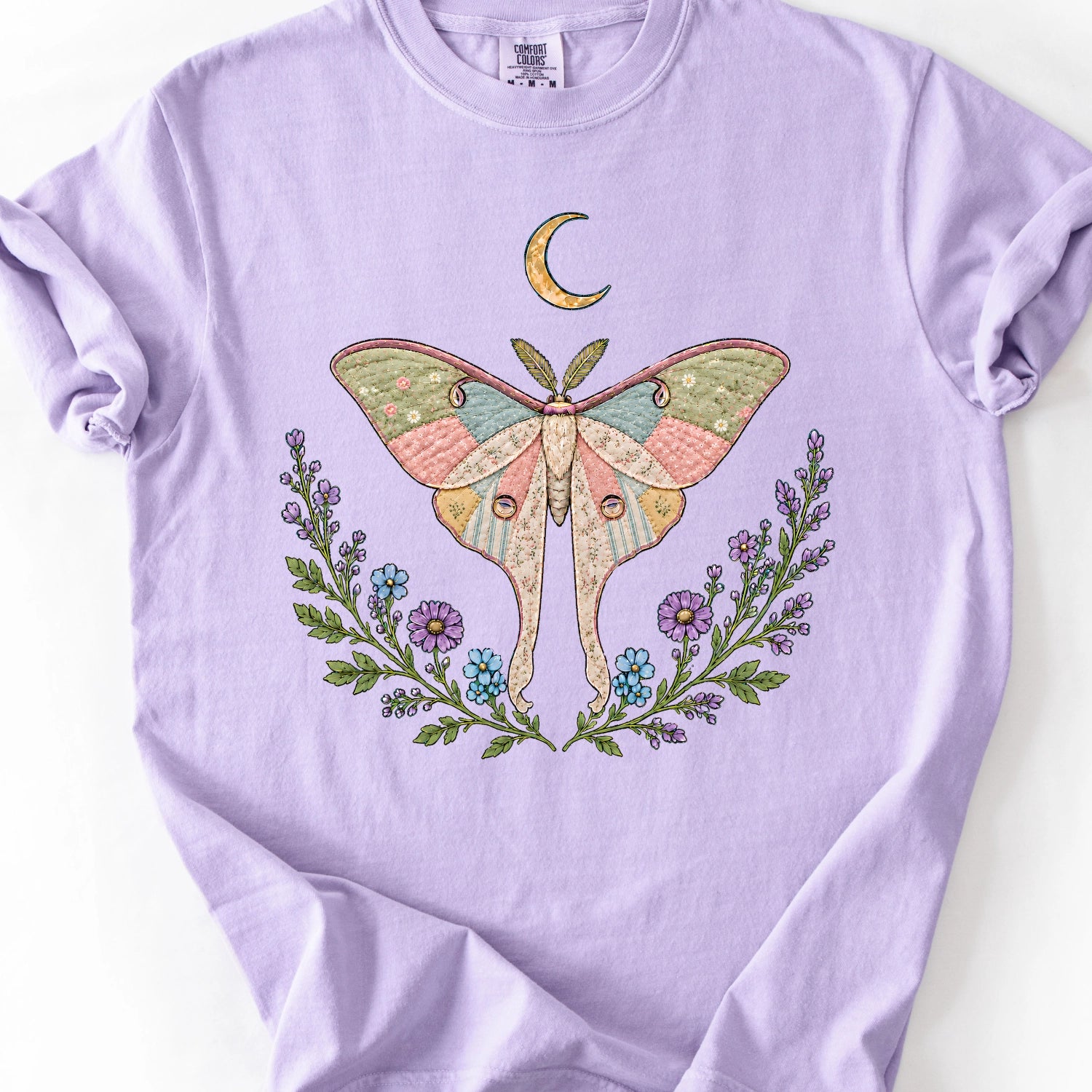 Patchwork Moth T-Shirt