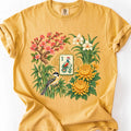 Mahjong Four Gentlemen Botanic T-Shirt