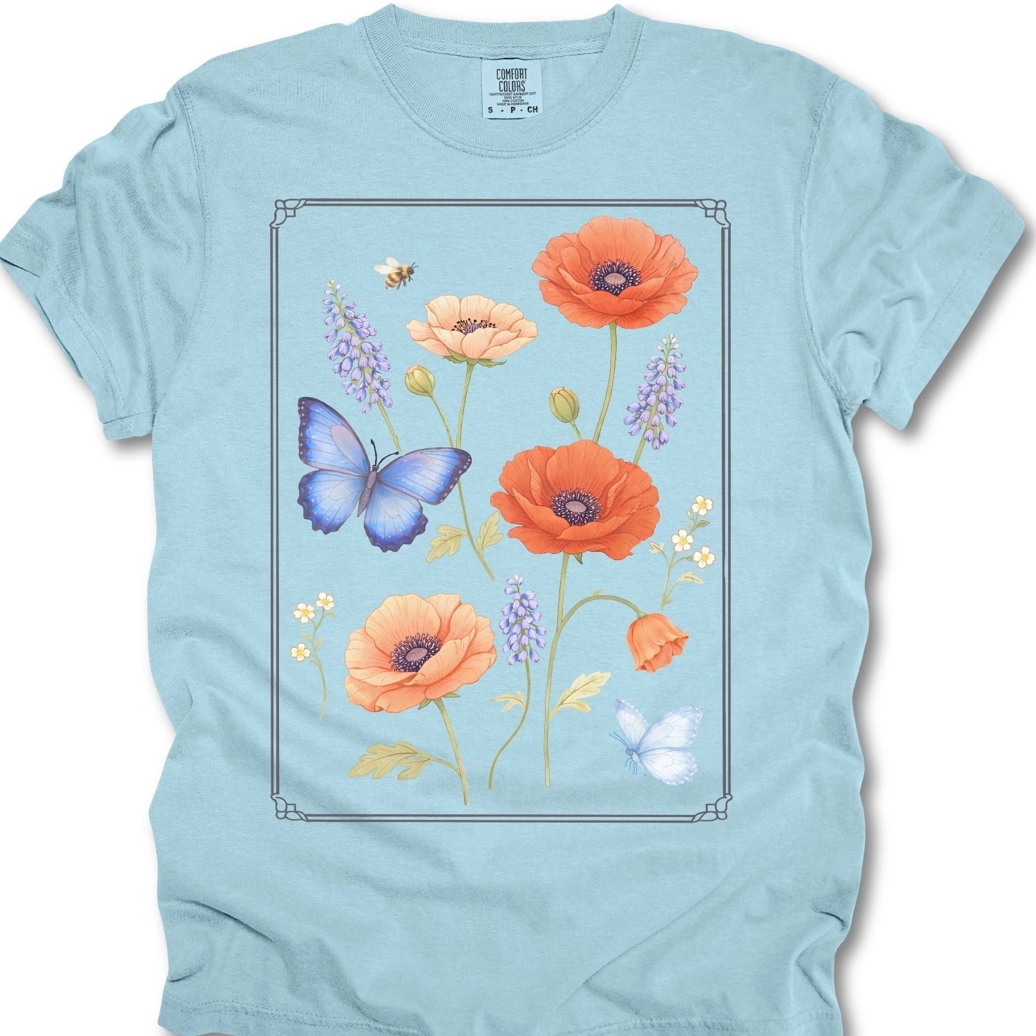 Floral Butterfly T-Shirt